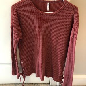 Z supply side tie sweater